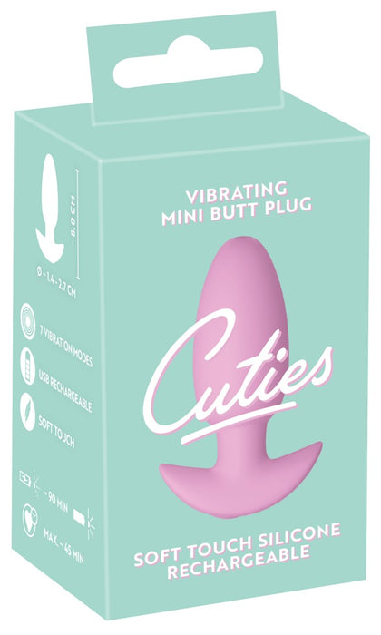 Vibruojantis mini analinis kaištis – žaismingas ir intensyvus malonumas 7 režimais