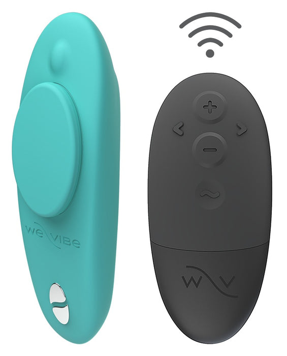 Moxie+ – quiet panty vibrator with magnet attachment, 10 vibration modes, and remote control