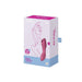 Satisfyer Curvy Trinity 3 raudonas – trijų varikliukų daugiafunkcinis vibratorius ir spaudimo bangų stimuliatorius