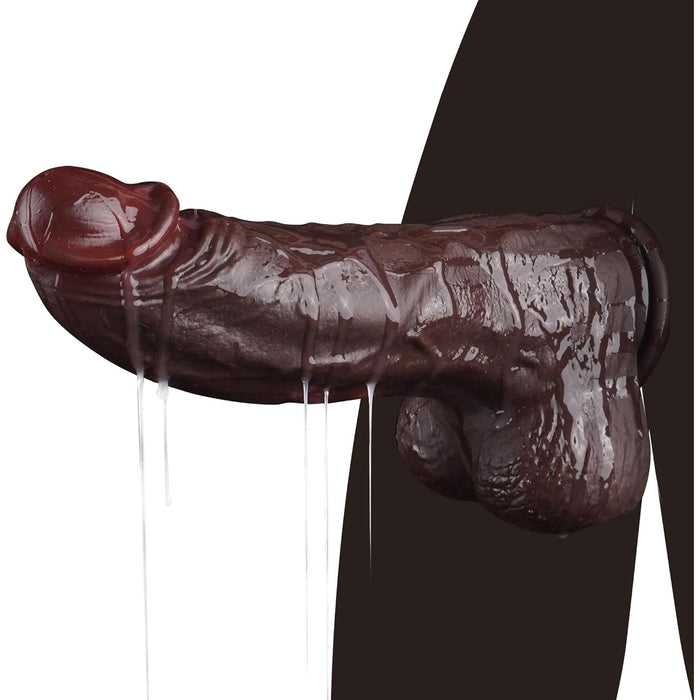 6.6 cm thick diameter large XXL silicone realistic dildo with strong suction pad