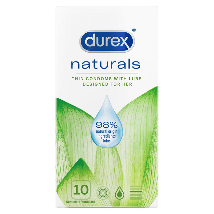 Durex Naturals prezervatyvai 12 vnt.