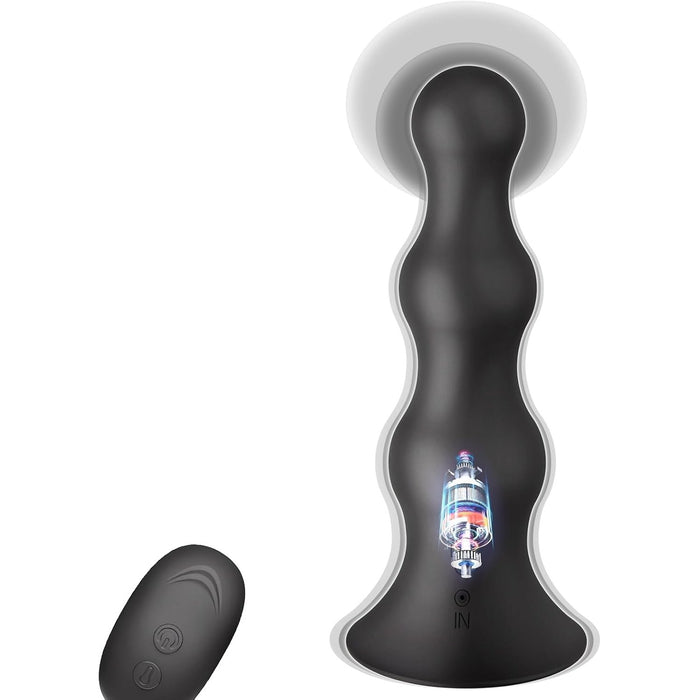 Inflatable Anal Vibrator with 10 Vibration Modes and Remote Control