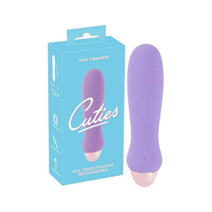 Cuties Mini-Vibrator Purple – a discreet and multifunctional massager with 7 modes