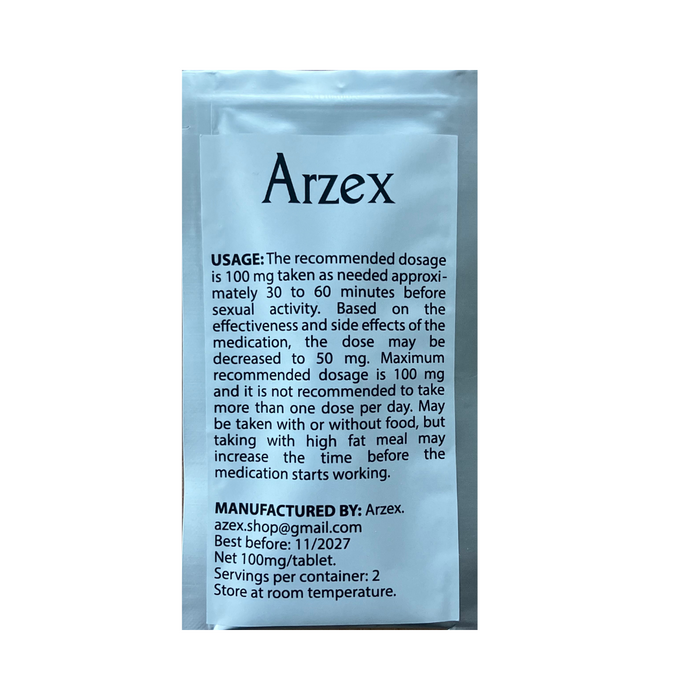 Arzex White maisto papildas vyrams 2 kaps.