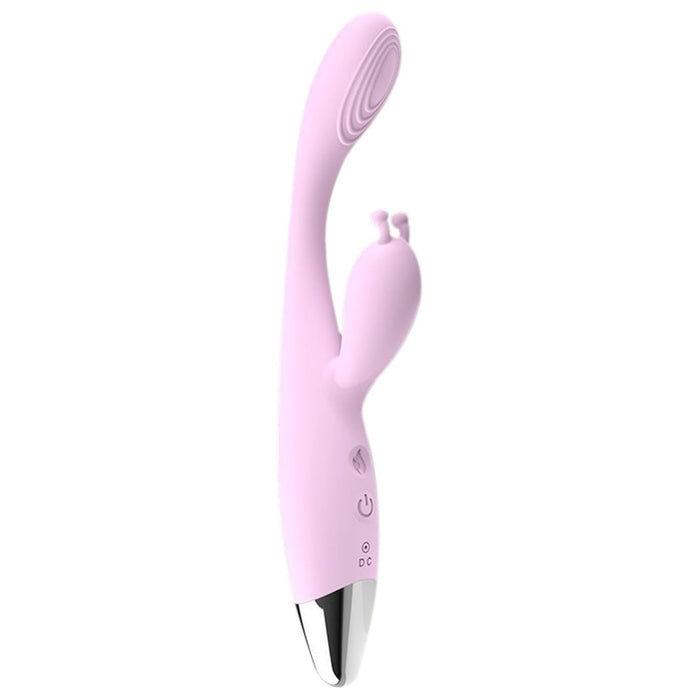 Dual-motor female vibrator with 12 modes and 42° heating