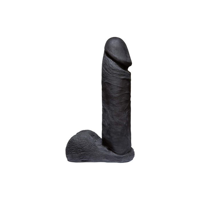 8 colių juodas UltraSKYN UR3 Vac-U-Lock dildo – itin realistiškas ir universalus