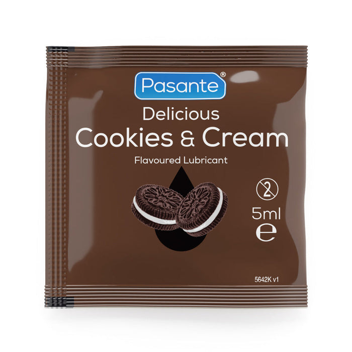 Pasante Delicious Cookies & Cream oralinis lubrikantas 5ml