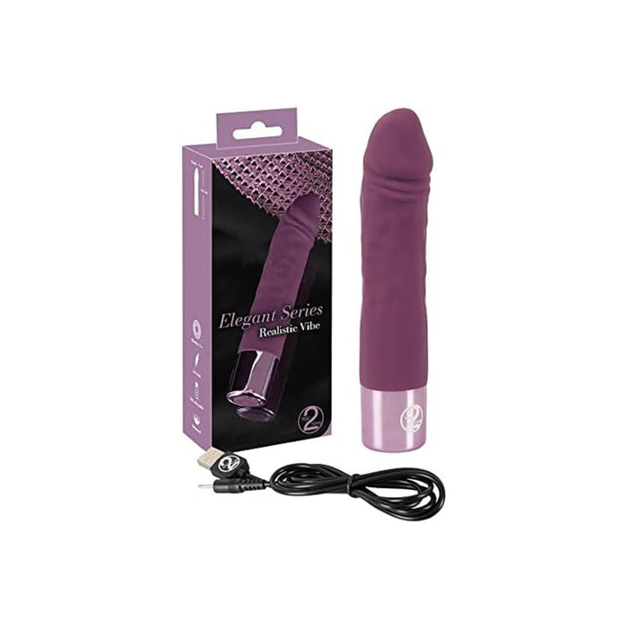 Elegant purple vibrator model with 15 modes in one size