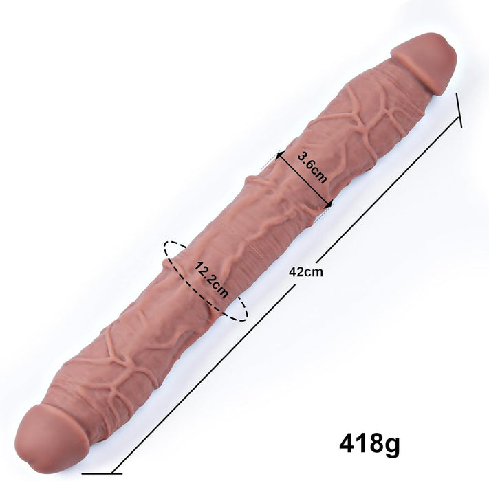 42 cm double realistic XL double-headed dildo for various pleasures