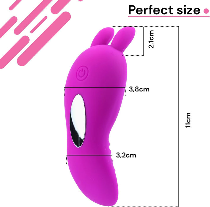 Vibrating travel vibrator egg with 30 modes and remote control