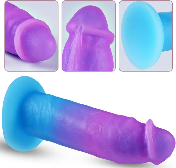 33 cm XXL Wide Realistic Silicone Dildo with Strong Suction Base