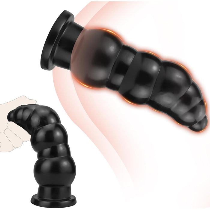 Large XXL massager with a unique surface and stylish strong suction base