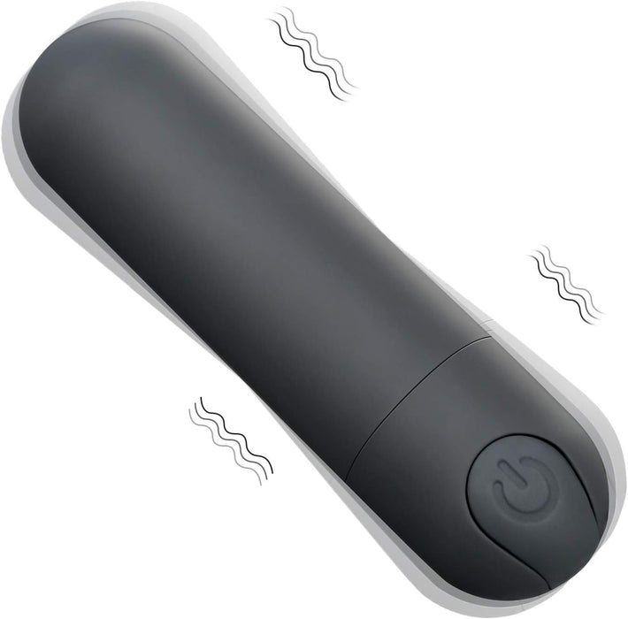 Mini massager with 10 vibration modes and USB charging, portable and waterproof