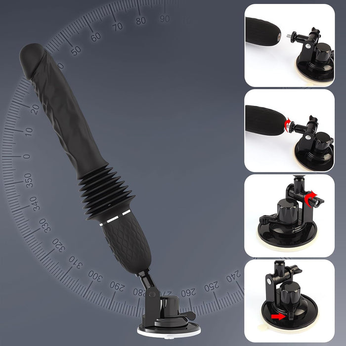 Universal stimulator with 10 vibration modes and 3 thrusting speeds