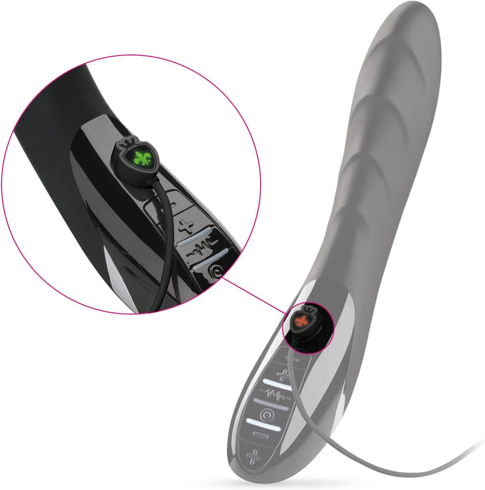 Electric vibrator Sizzling Simon with two motors and E-Stim function