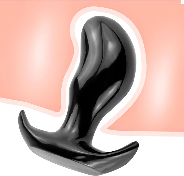 Big black Mango anal massager with soft and flexible TPE