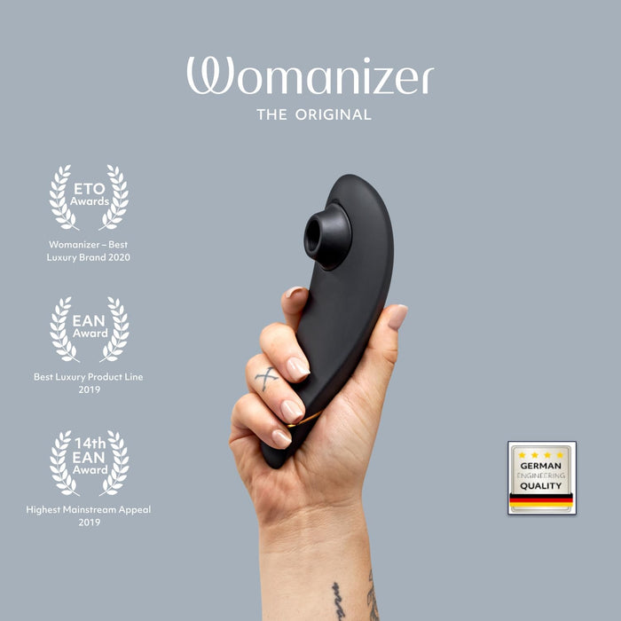 Luxurious clitoral stimulator with air pulse technology and silent mode