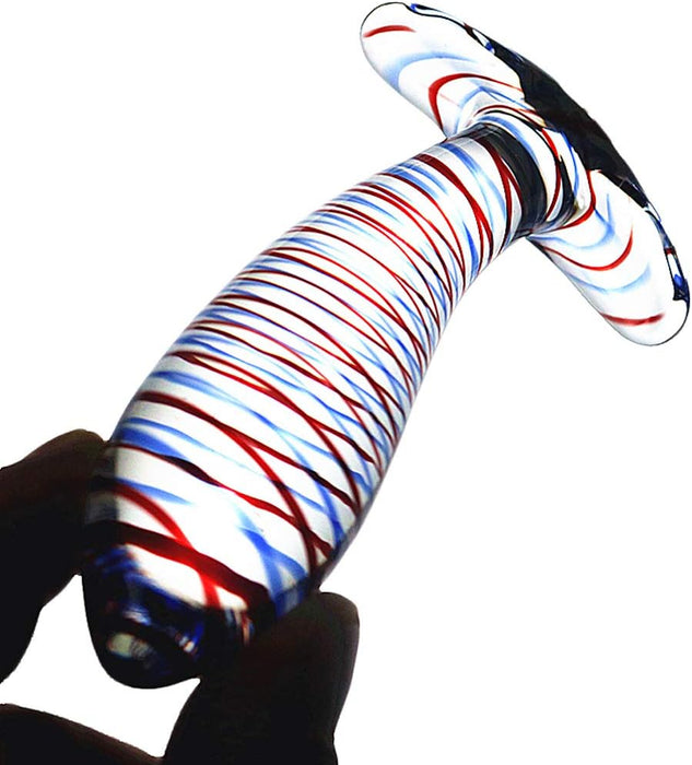 SM Analinis kaištis 35mm skersmens – lankstus ir skaidrus analinis dildas