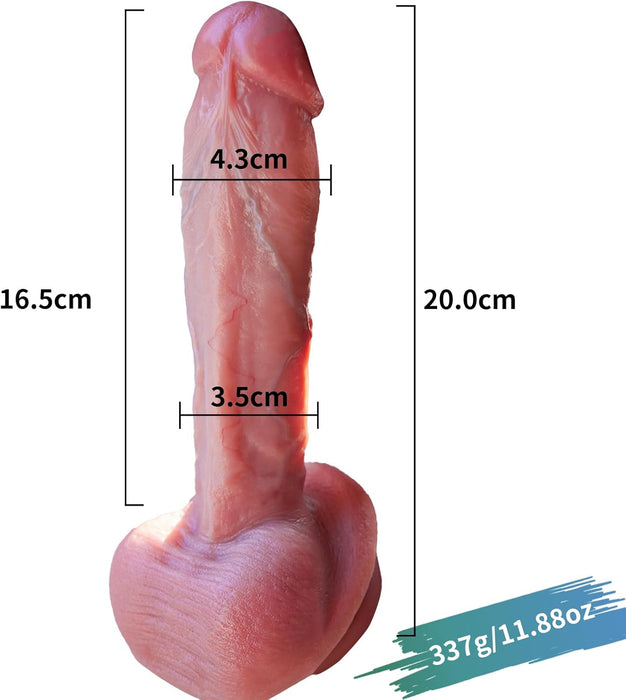 Handmade realistic dildo with a strong attachment system - a perfectly natural sensation