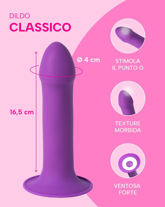 Spalvingas silikoninis dildo su stipriu prisispaudimu, atsparus vandeniui