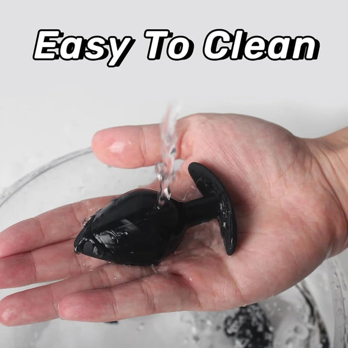 Silikoninis analinis kaištis su saugos T-rankenėle – Jauskitės intensyviai