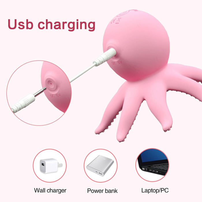 Electric breast and clitoral stimulator with 10 vibration modes, set of 2 pcs.