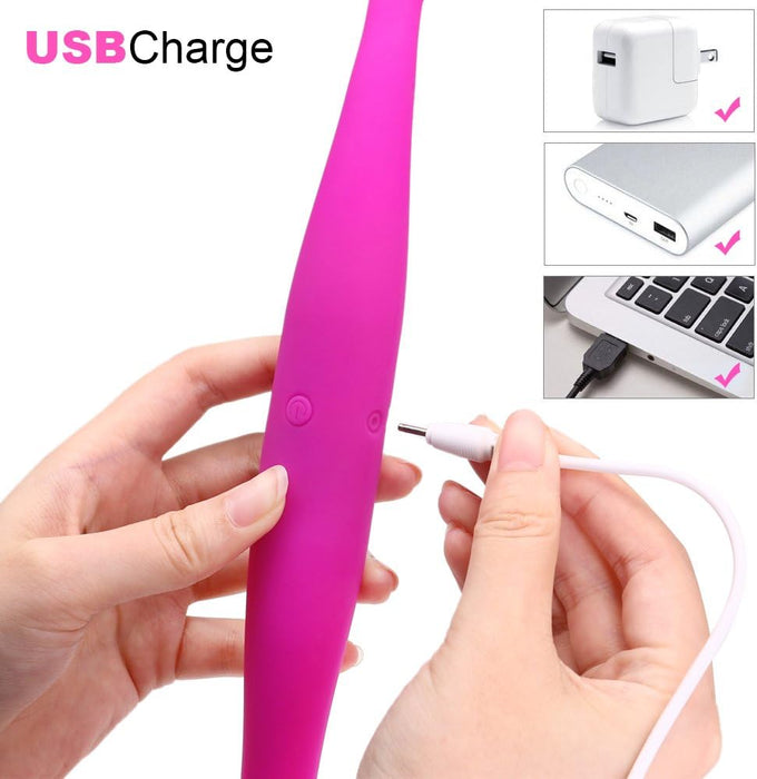 Universalus poros vibratorius su 7 režimais, stimuluojantis klitorį ir G tašką, atsparus vandeniui