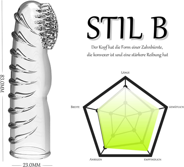 3 Piece Glove Set with Vibrator – For Intimate Play