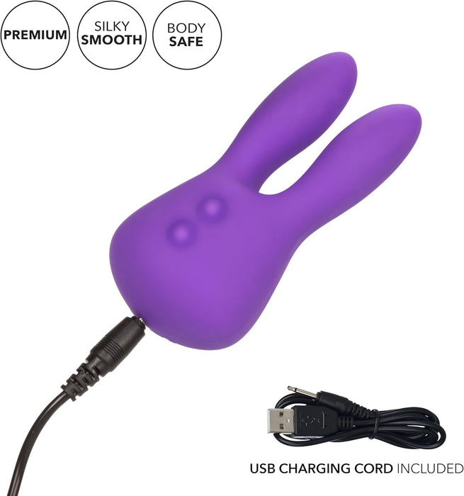 Rechargeable purple charger in Bunny design with 10 modes