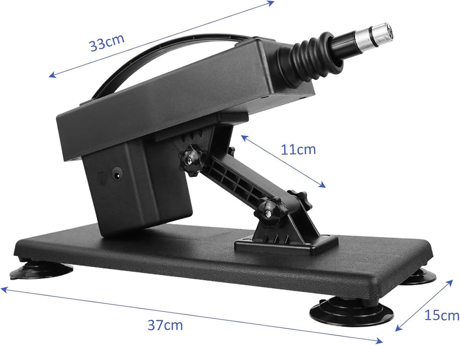 Automatinė Fickmaschine sekso mašina su 3 priedais ir 400 impulsų per minutę