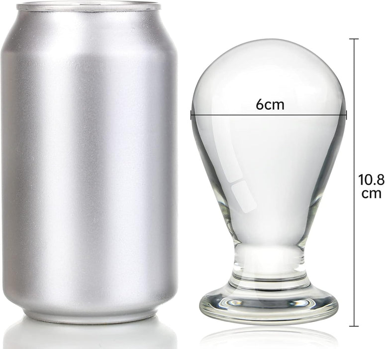 Stiklinis Analinis Kaištis „Kristalldildo“ – Skaidrus, Elegantiškas ir Vandeniui Atsparus