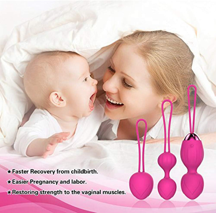 Kegelio rutuliukai su pulteliu: 2in1 silikono treniruotės dubens dugnui ir šlapimo kontrolei