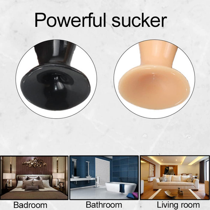 Lankas Silikono Analinis Butt Plug su Stipria Prisega, 42 cm ilgio