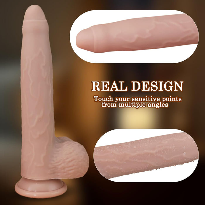 Realistinis Dildo su Stipria Prisikabinančia Pagrindu – Natūralios Formos Suaugusiųjų Žaislas