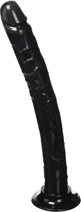 12.5 inch long massive black dildo with realistic tip