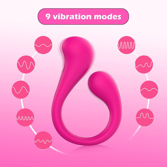 Bluetooth Vibrator su 9 režimų valdymu per programėlę, skirtas poroms ir solo žaidimams