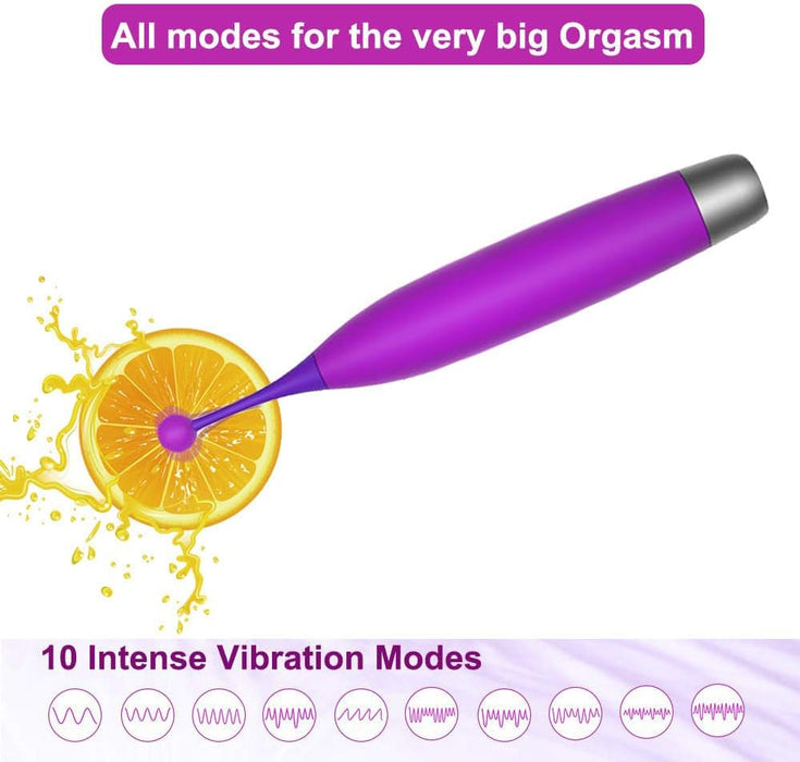 Clitoris and G-spot stimulator with 10 vibration modes - an intense pleasure experience