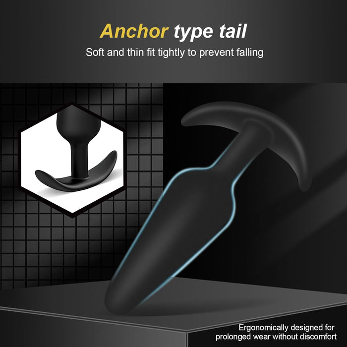 4 Piece Anal Plug Set – Various Sizes for Comfort and Pleasure