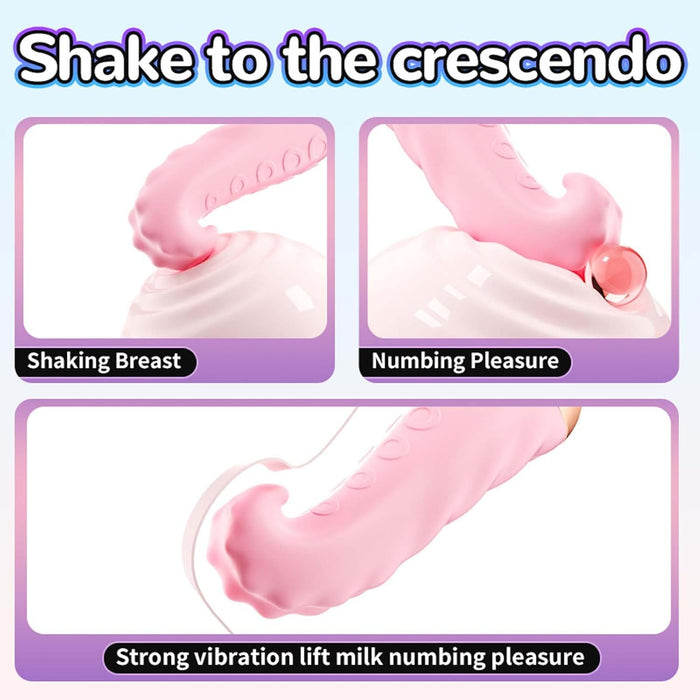 Mini Tentakel-Vibrator with 10 vibration modes for varied stimulation and ergonomic design