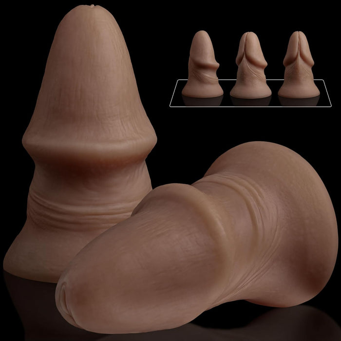XXL Dildo 19x8.5 cm with cone-shaped head, ideal for prostate stimulation