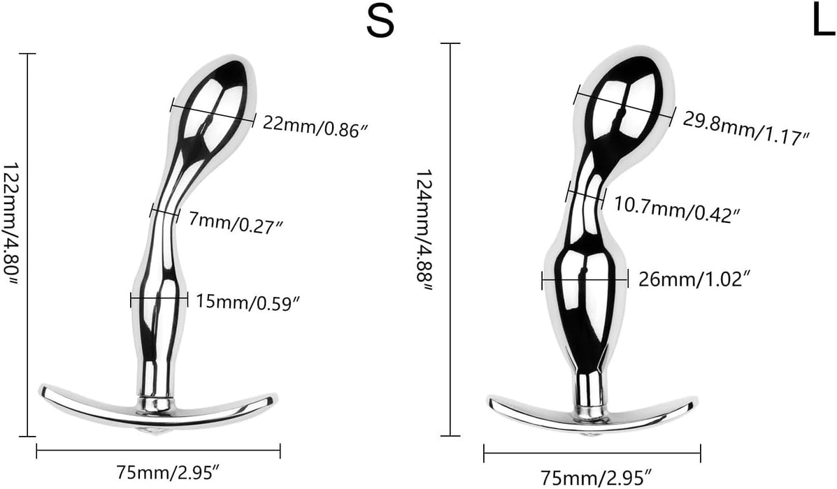 Metal Anal Plug Set – Steel Anal Plugs for Beginners