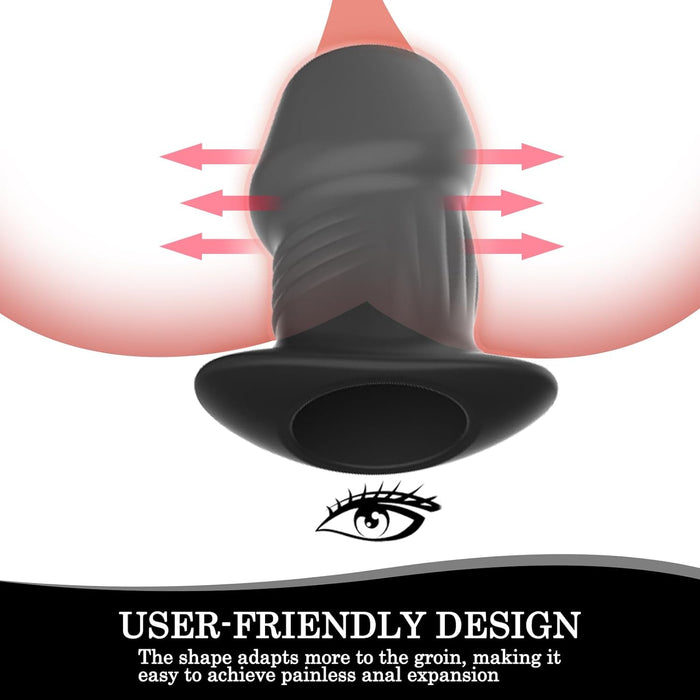 4-piece hollow anal plug set for beginners and experienced users