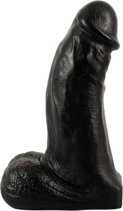 Real Giant dark flesh-colored dildo, 17.5 cm long