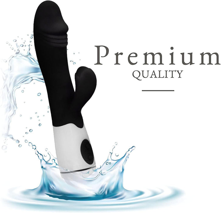 Rabbit Vibratorius 19 cm silikoninis su 30 vibracijos režimų moterims