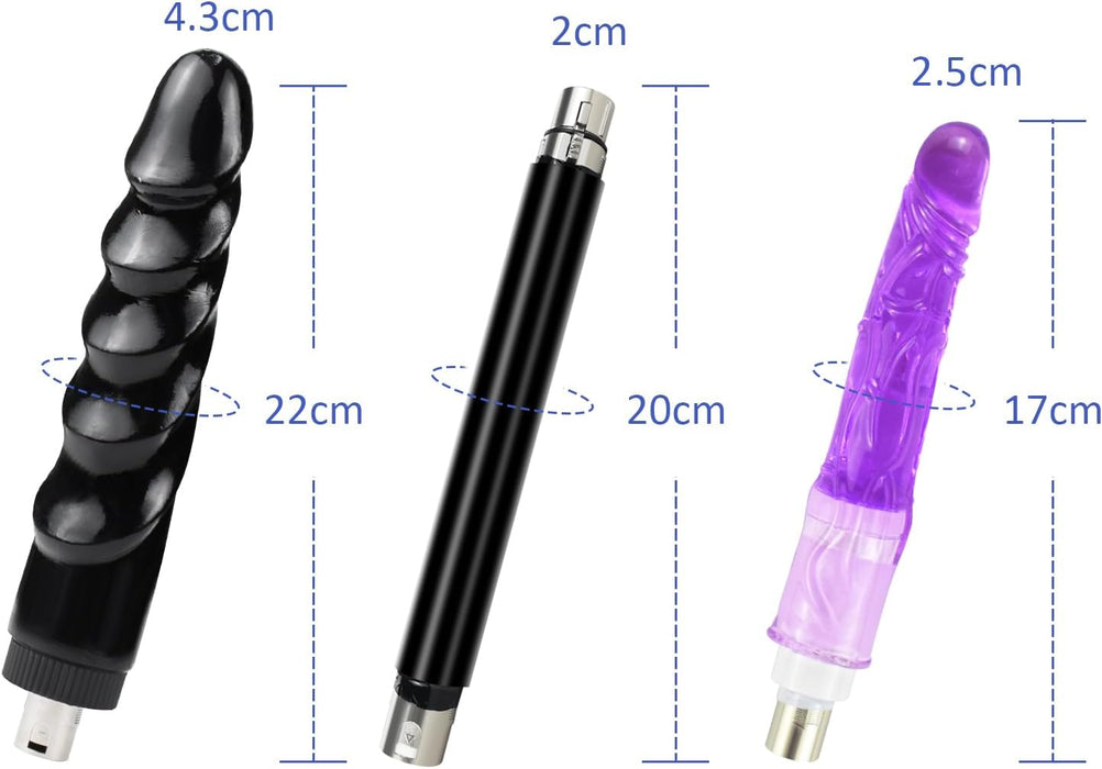 Automatinė Fickmaschine sekso mašina su 3 priedais ir 400 impulsų per minutę