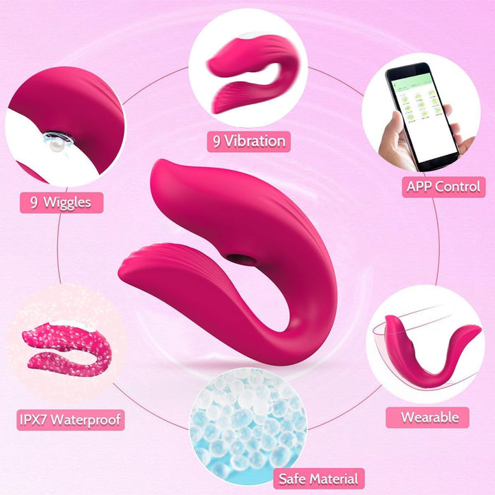 Vibrator for women with 9 vibration modes and waterproof design