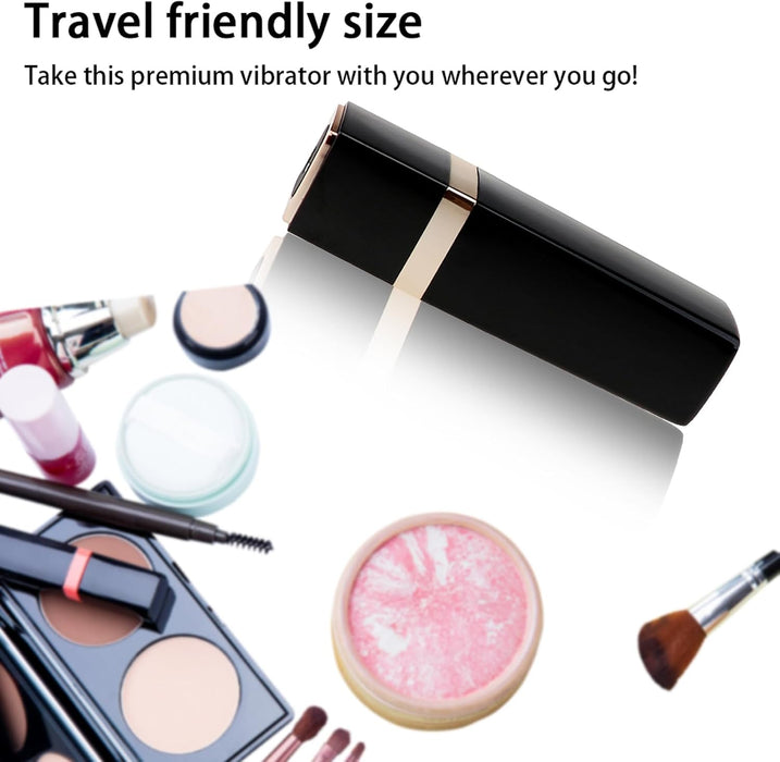 Silikoninis G taško vibratorius moterims – diskretiškas lūpdažio dizainas, 10 vibracijos režimų