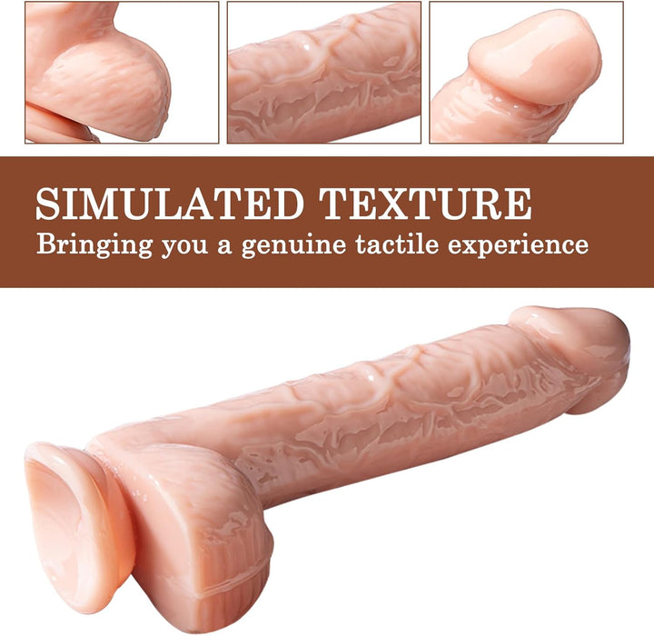 Realistic anal dildo with strong grip, various sizes