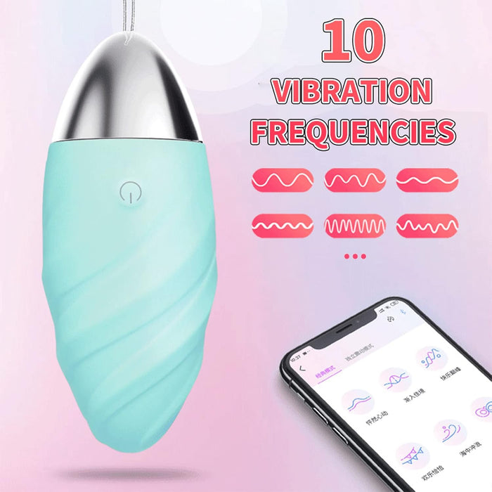 Bullet Vibrator G-spot and clitoral stimulator with 10 vibration modes and Bluetooth control