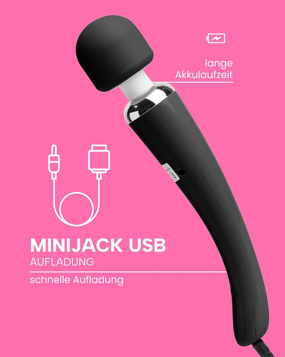 Powerful Massaging Vibrator for Women with 20 Programs and Flexible Neck